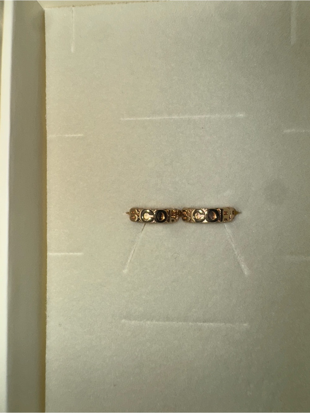 Made By Mary- Scorpio Huggie Gold Hoop Earrings - Picture 2 of 4
